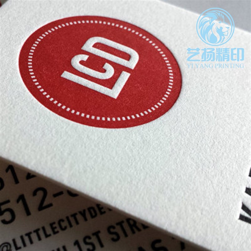 凹印名片/纯棉纸名片/600克棉纸名片/加厚名片/边缘擦色名片