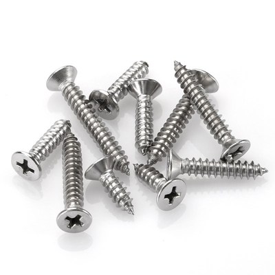 极速Stainless steel flat head screw 304 cross countersunk he