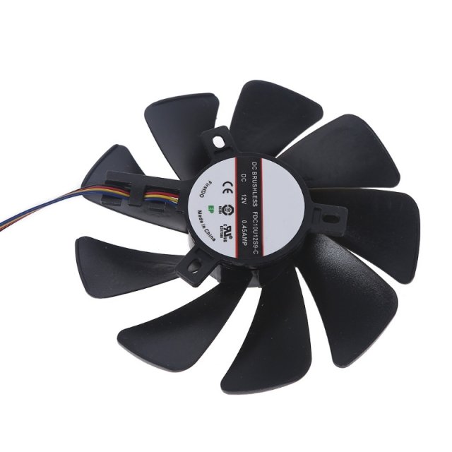 推荐K1KF for XFX RX580 588 VGA Fan 95mm/3.74inch 2PCS 4Pin 1