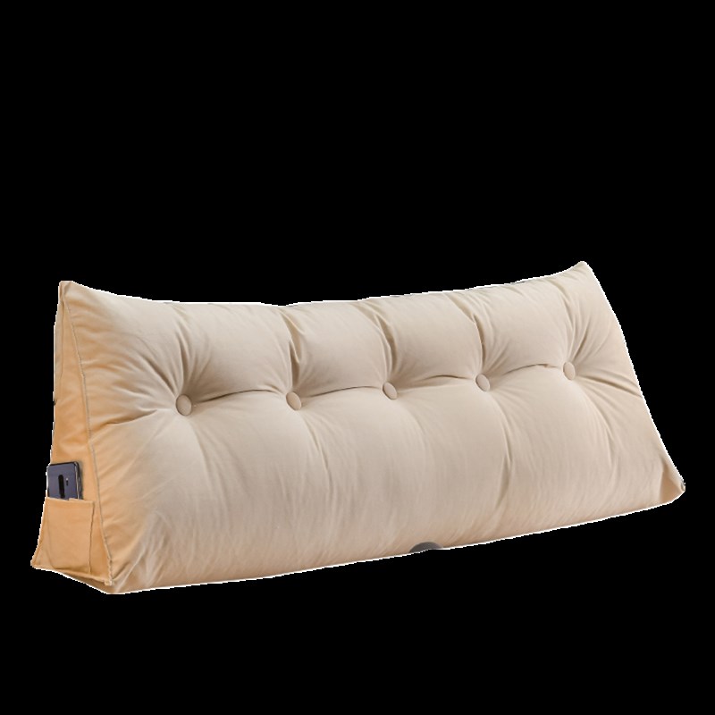 三角无床头榻榻米靠垫软包沙发护腰大靠背垫可拆洗床上靠枕高级感