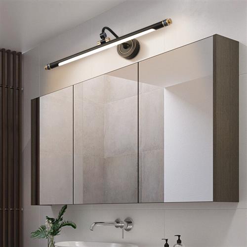 推荐世朵(SHIDUO)全铜LED镜前灯免打孔浴室卫生间北欧镜柜灯美式
