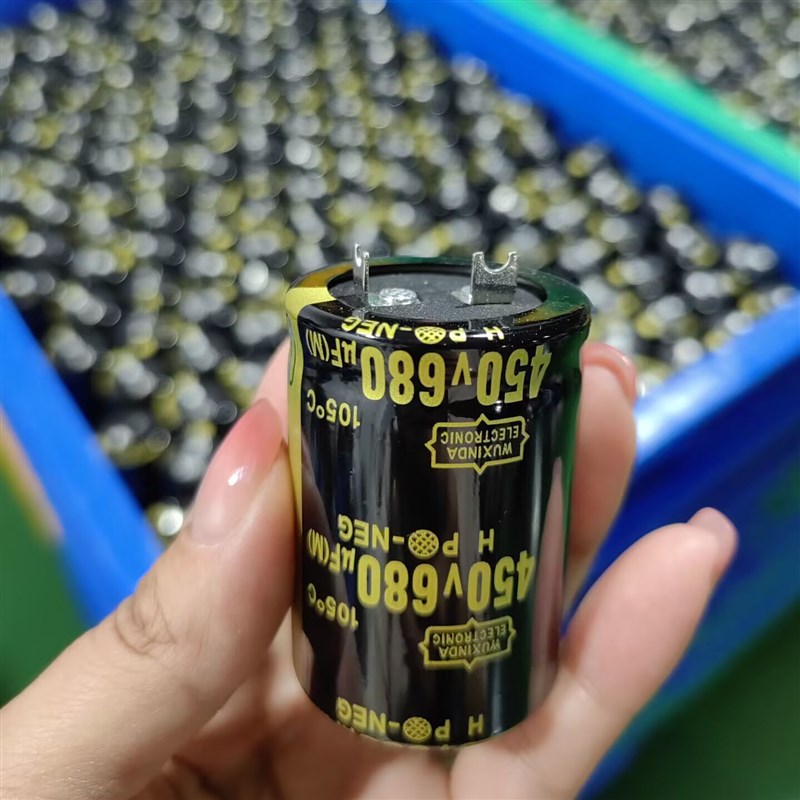 电解电容450V680UF35*50方脚硬脚680UF450V空调变压器电焊机全新
