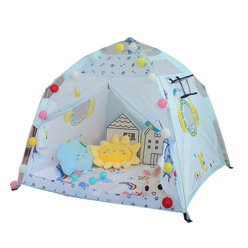 儿童小帐篷室内女孩公主户外露营全自动便携式可折叠免安装玩具屋