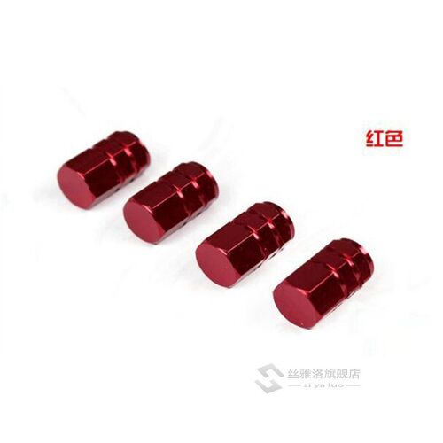 4pcs Aluminum Tire Wheel Rims Stem Air Valve Caps Tyre Cover