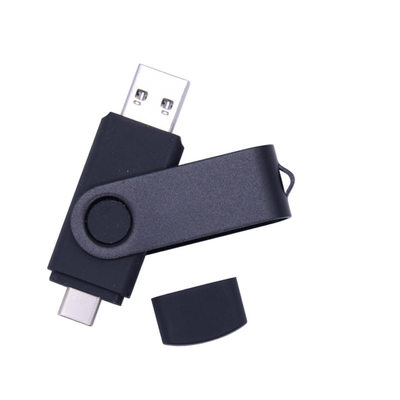 厂家Type-c Two-in-nOne USB Flash Drive Black 64G Computer Mo