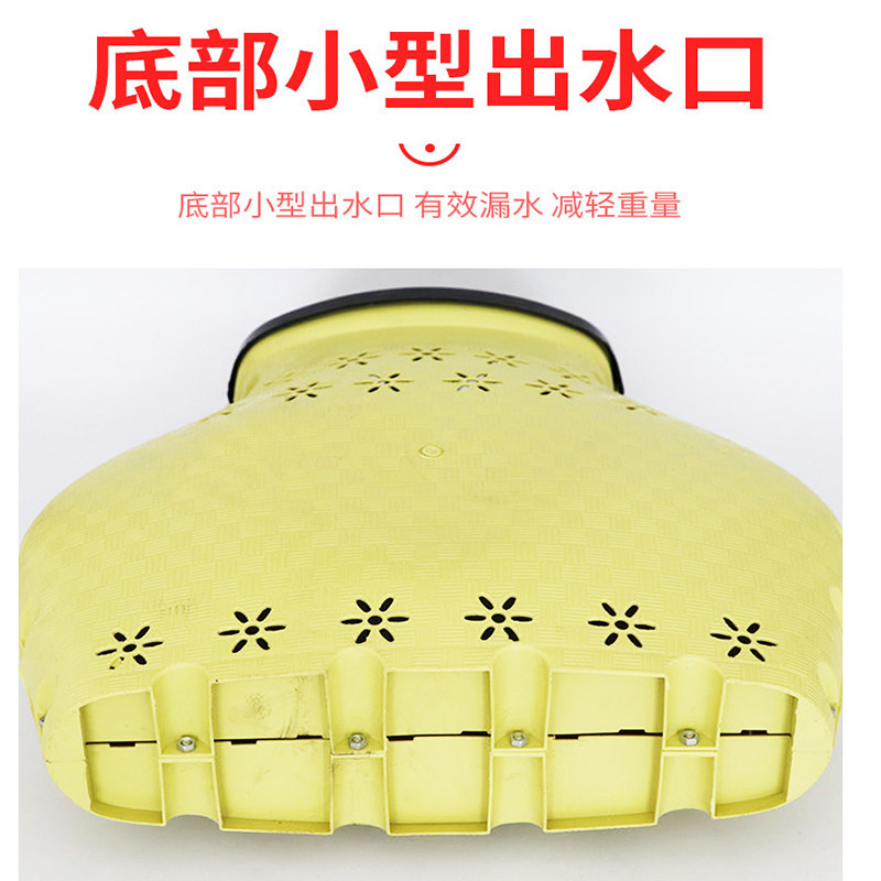 现货鱼篓倒须塑料j编织加厚装黄鳝赶海塑料户外浮水鱼护捕鱼手提