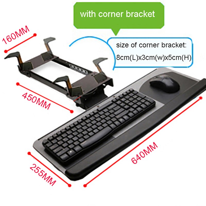 LK06AD Ergtnomilc Sliding Tilting XL Size Wrist Resr Keyboao 办公设备/耗材/相关服务 3D打印笔 原图主图