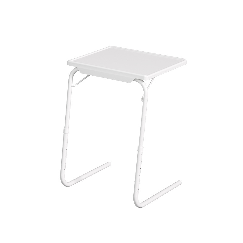 极速Folding plastic TV table lift table bedside computer tab