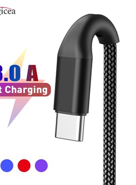 Type C USB Cable Fast Charging for Samsung Galaxy S20 S10 Pl