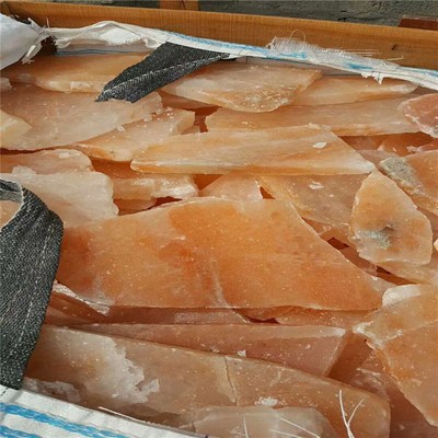 盐屋用不规则盐片 两面切 汗蒸房用大量销售毛石盐块盐砂