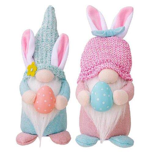 热销New Easter Faceless Gnome Rabbit Doll Handmade Reusable