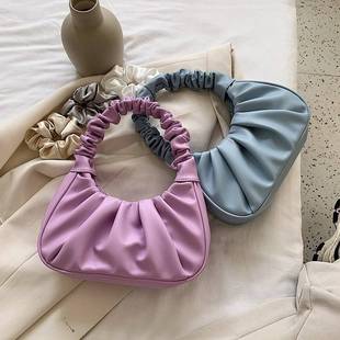 women new popular fashion bag fold 推荐 cloud the