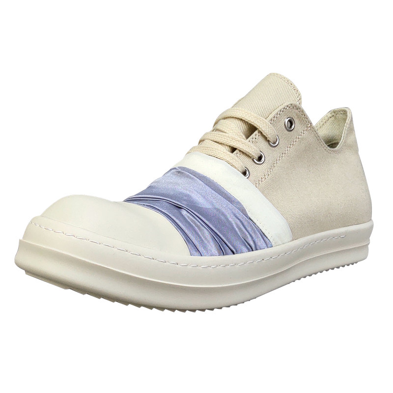 夏季新款ro鞋男低帮女鞋奶香复线褶皱绷带蒙面帆布绑带厚底板鞋潮,流行男鞋,布鞋,淘宝优惠券,粉丝福利购,淘宝优惠卷