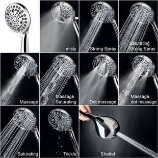 Shower handheld Functions Adjustable High 推荐 Pressu Head