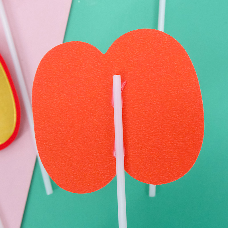 老人祝寿数字67890烫金蛋糕装饰布置插牌红卡片烘焙甜品装扮插件