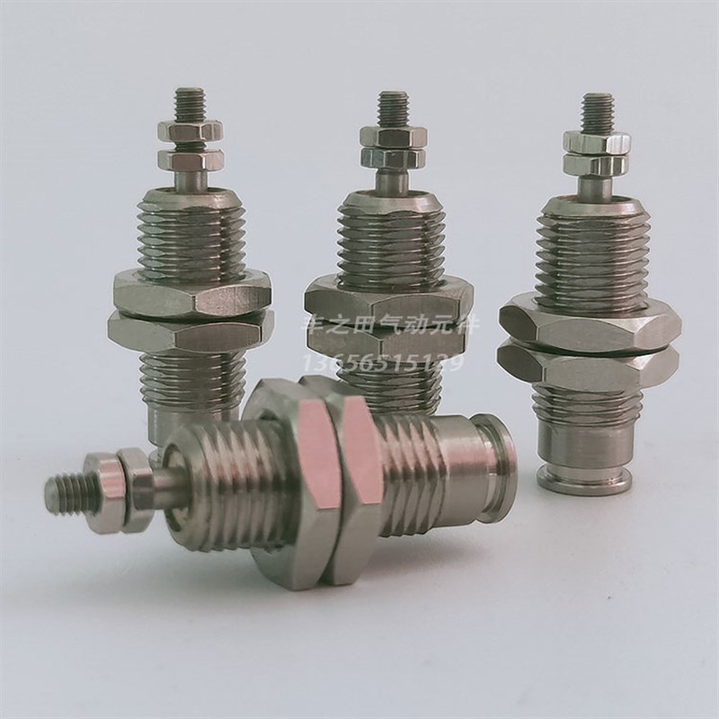 亚德客单动单作用外螺纹针型气缸微型MPE10-10-15 MPEF10-5-10-15