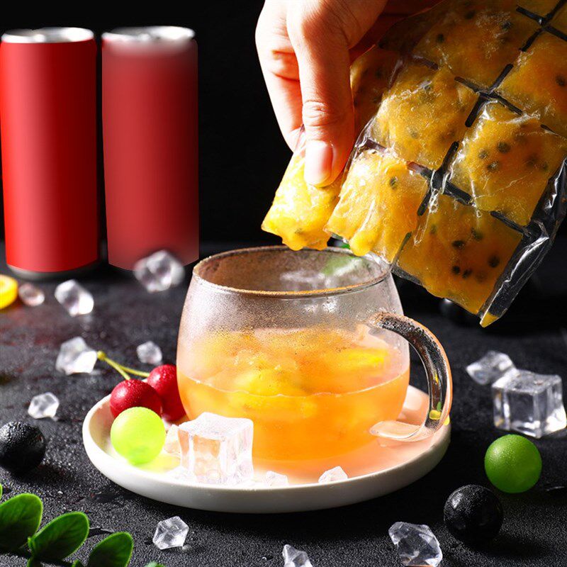 Disposable Ice Mold Frozen Lattice Bags Portable Self-Sealin