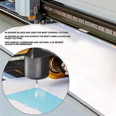 50Pcs Plotter Blade Set 30/45/60 Degrees Roland Cricut Tool