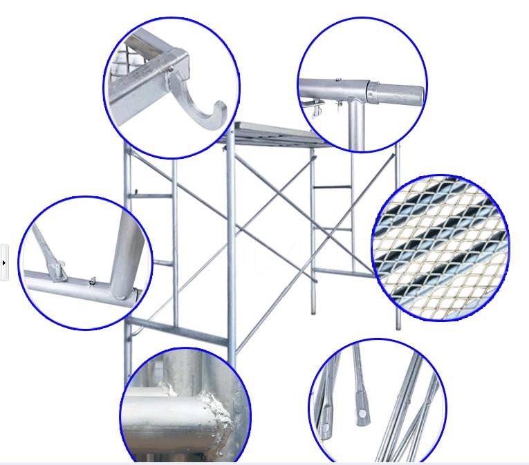 。热镀锌移动脚手架活动手脚架梯式龙门架室内P室外装修装潢工作-封面