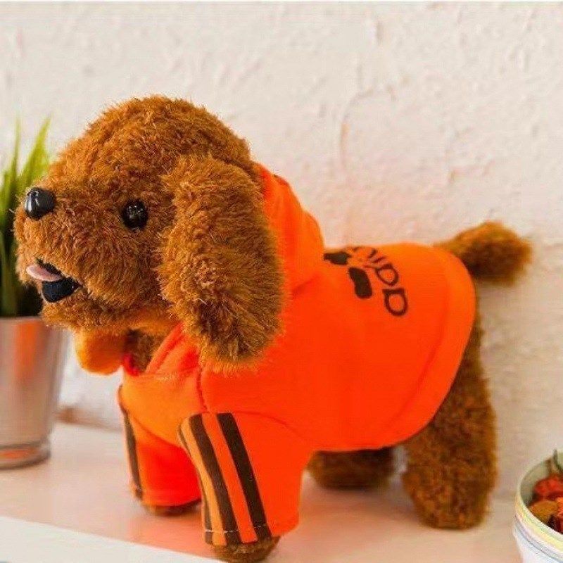 Lm儿童电动牵绳毛绒泰迪玩具狗会走路唱歌讲故事可调W音量仿真机,玩具/童车/益智/积木/模型,其它,淘宝优惠券,粉丝福利购,淘宝优惠卷