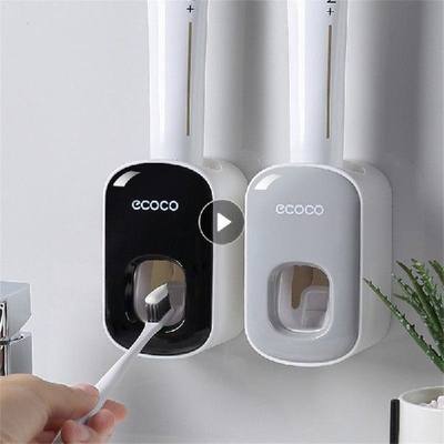 极速Automatic Toothpaste Dispenser Dust-proof Toothbrushes