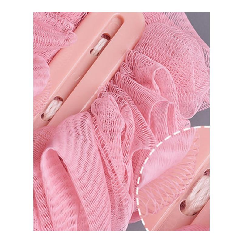 43cm Long Handle Natural Loofah Bath Back Brush Scrub Sponge