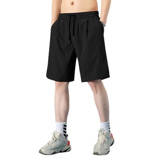 冰丝速干短裤 运动跑步休闲五分裤 男士 外穿薄款 子涤纶 夏季 2024新款