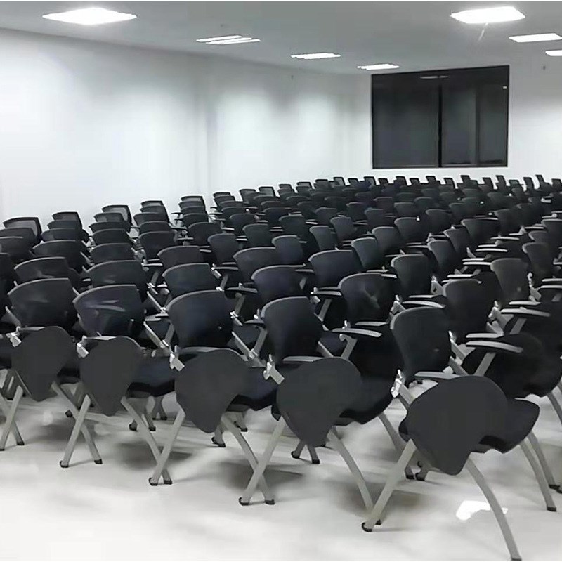 培训椅带桌板会议室折叠椅子带写字板学生桌椅一体折叠办公会议椅