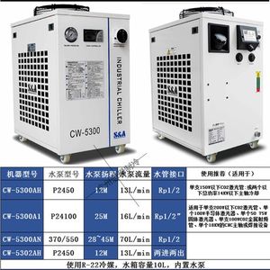 直销新品厂促特域冷水机CW3000工业制冷5000激光切割U5200雕刻机