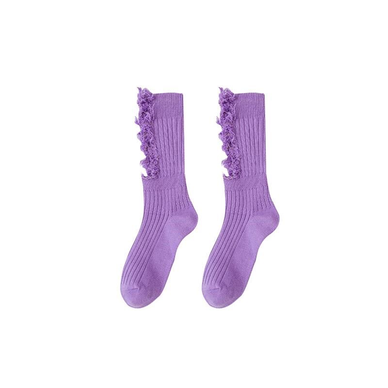 破洞乞丐袜子女款网红春夏薄爆款女堆堆袜个性时尚长筒色女袜