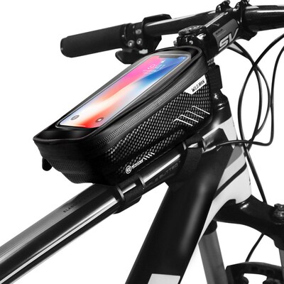 Bike Bag Front Frame Top Tube Waterproof Support Smartphone