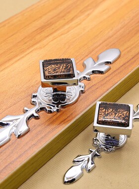 Square crystal glass handle modern Kitchen Cabinet Door Draw