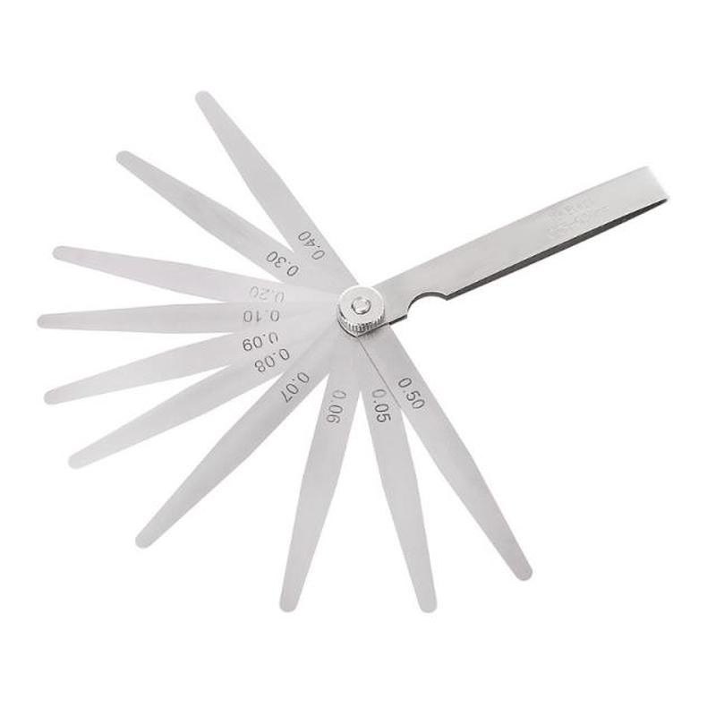 极速0.05-1mm 10 Blade Feeler Gauge Gage Thickness Measurment