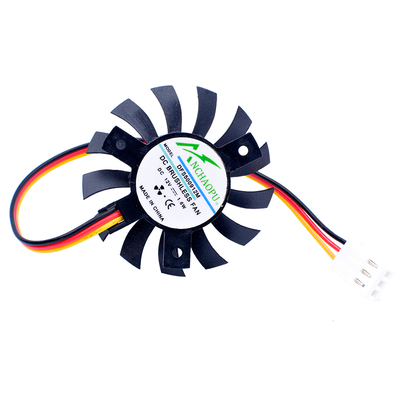 DFS500912M 直径n45mm孔距27mm 12V 1.6W工控机软路由器散热片风