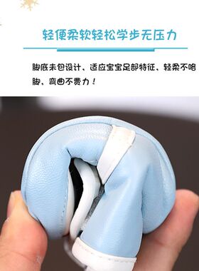婴儿鞋子0-1岁新生儿秋冬季软底步前鞋0-3-6-8个月男女宝宝棉布鞋