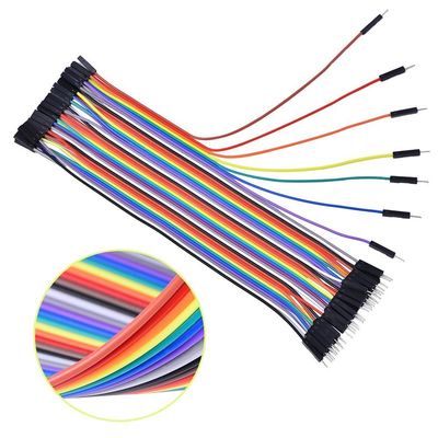 极速40pcs 1p-1p female to male Jumper Wire Dupont Cable Line