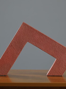 北欧现代简约玄关客厅装饰摆件抽象几何艺N术品摆设样板间电视柜