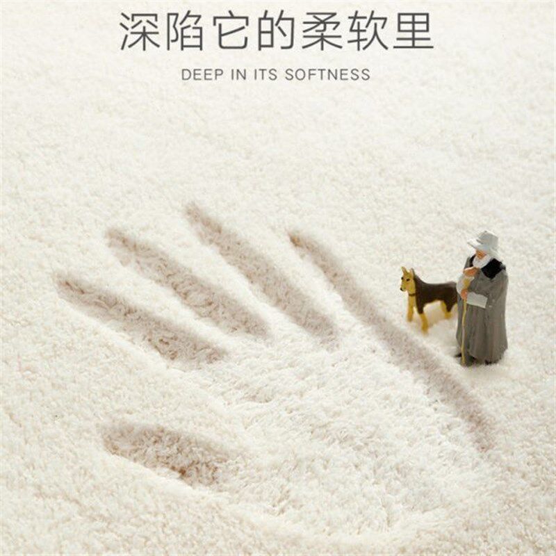 儿童地毯卡通字母绒面床前脚垫简约家用卧室客厅爬行地垫地毯定制