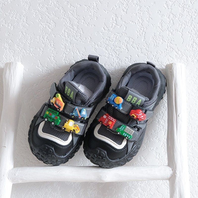 儿童汽车老爹鞋2025新款春秋男童透气网面运动鞋魔术贴软底休闲鞋,童鞋/婴儿鞋/亲子鞋,运动鞋,淘宝优惠券,粉丝福利购,淘宝优惠卷