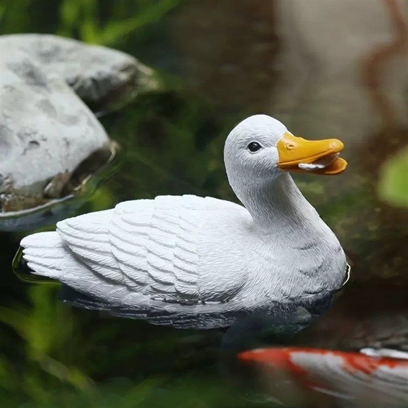 户外花园水池鸭子浮水摆件家居庭院鱼池景观装饰假山喷泉流水饰品,家居饰品,户外/庭院摆件,淘宝优惠券,粉丝福利购,淘宝优惠卷