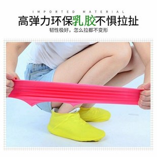 防水鞋 套防雨男女雨靴套 套硅胶防滑雨鞋 套防滑加厚耐磨户外防水鞋