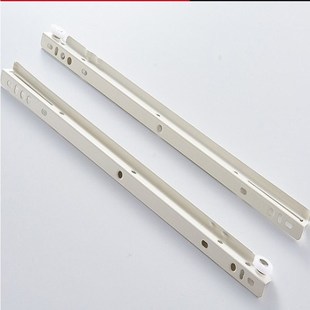 Two Thickening Compu Slides Rails Track Drawer pcs Cabinet