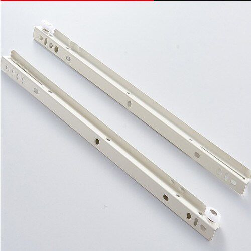 2 pcs Drawer Track Slides Two Cabinet Rails Thickening Compu