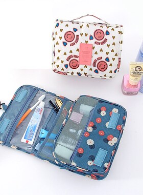 Wo Tetry Organizer Cosmetic Bag Hanging Casual Wash Makeup T