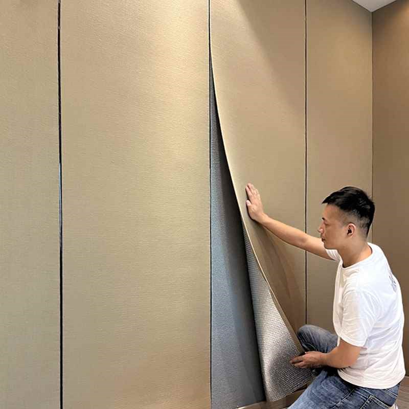 【折扣】墙布自粘加厚客厅卧室防潮壁布电视背景墙纸床头软包墙板