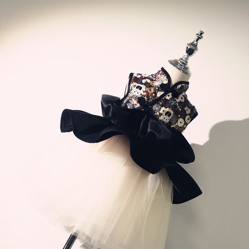 女童旗袍礼服公主裙花童钢琴蓬蓬小女孩洋派幼儿主持人女洋装,童装/婴儿装/亲子装,儿童礼服,淘宝优惠券,粉丝福利购,淘宝优惠卷