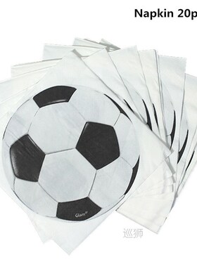 1set Soccer Football Birthday Party Decoration Football Them