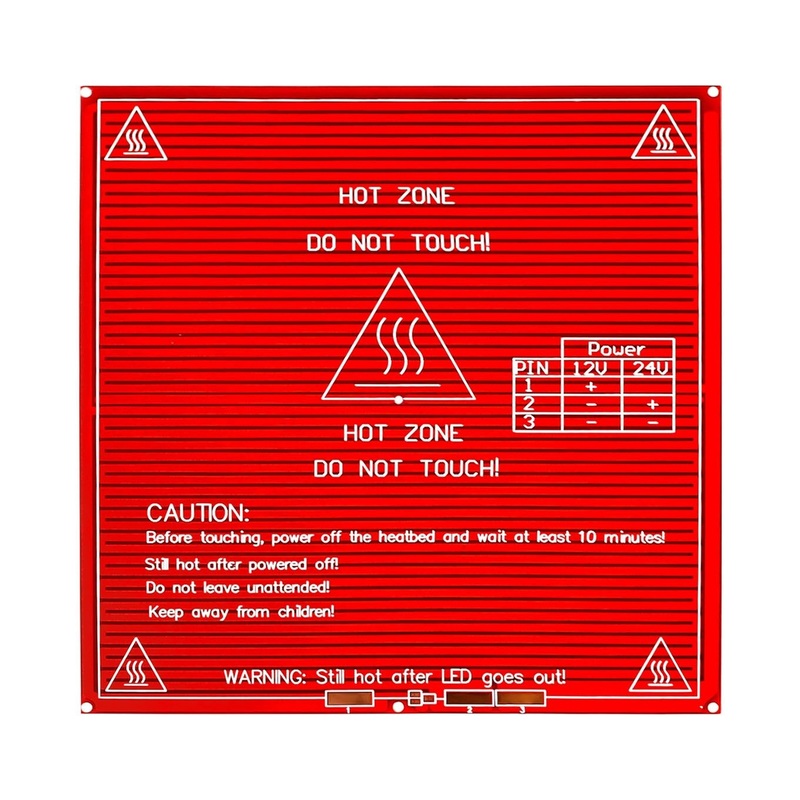 速发Hot Sale 1PCS Red PCB Heated Heat bed Heatbed MK2B Upgra