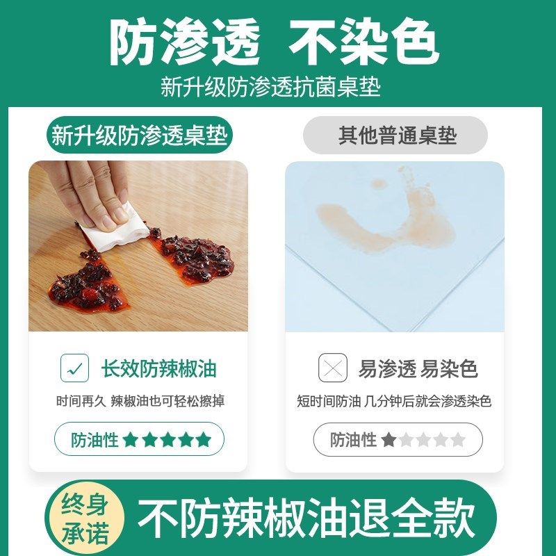 新款桌垫硅胶垫长椭圆形茶几桌布餐桌pvc软玻璃家用防水防油防烫,居家布艺,桌布,淘宝优惠券,粉丝福利购,淘宝优惠卷