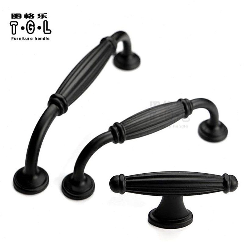 美式黑色拉手现代简约柜子柜门把手欧式仿古拉手抽屉衣柜橱柜拉手,基础建材,小拉手,淘宝优惠券,粉丝福利购,淘宝优惠卷